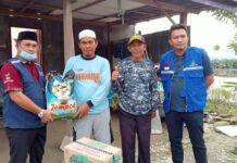 Tanggap, Dinsos Lutim Salurkan Bantuan Korban Angin Kencang di Balobalo