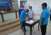 Bupati Luwu Timur Hadiri Pelantikan POSSI