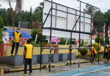 Jumat Bersih, Personel Polres Luwu Timur Laksanakan Kurve