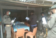 Tim Terpadu Kecamatan Wotu Sosialisasi Penerapan PPKM Level 4