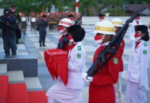 Kesan Aura Safira, Pembawa Baki Paskibra Luwu Timur