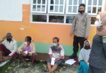 Bhabinkamtibmas Polsek Sukamaju Imbau Masyarakat Taat Prokes