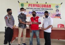 Salurkan BLT-DD Periode Februari Sampai Juli 2021, Ini Harapan Kades Polewali
