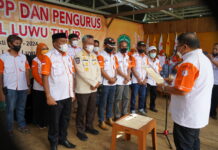 Andi Baharuddin Pimpin ORARI Lokal Luwu Timur