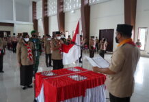 Pengurus Mabicab dan Kwarcab Gerakan Pramuka Luwu Timur Masa Bakti 2021-2026 Resmi dilantik