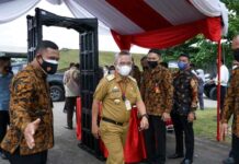 Bahas Covid-19, Bupati Budiman Ikuti Rapat Bersama Presiden RI di Makassar