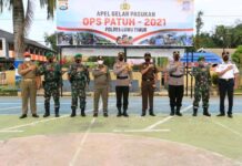 Bupati Luwu Timur Ikuti Apel Gelar Pasukan Operasi Patuh 2021