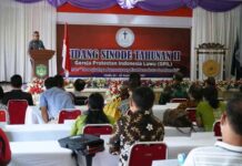 Bupati Luwu Timur Buka Sidang Sinode Tahunan II GPIL
