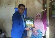 Peduli Nasdem, Anggota DPRD Luwu Utara Haeruddin Yusuf Serahkan Bantuan UMKM dan Paket Sembako