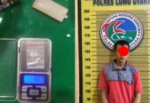 Kuasai Shabu, Satres Narkoba Polres Luwu Utara Amankan Petani Asal Tanalili