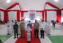 Wakapolda Sulsel Tinjau Vaksinasi Merdeka di Pesantren Nahdatul Ulum