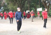 Bupati Lutim Minta Jajaran Dinkes Jadi Agen Perubahan Ditengah Pandemi