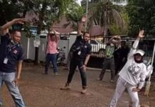 Karyawan PT. CLM Rutin Senam Jantung Sehat