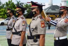 Kapolres Luwu Timur Pimpin Upacara Serah Terima Jabatan Kasat Lantas dan Kapolsek NuhaÂ