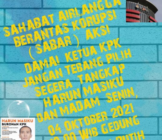 KPK Dituding Tebang Pilih Tidak Tangkap Harun Masiku dan Madam, Sahabat Airlangga Akan Demo KPK