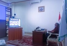 Secara Virtual, Bupati Luwu Timur Ikuti Pembekalan Kepemimpinan Kemendagri