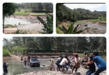 Jalan Penghubung Antar Desa di Kajuara Tidak Memiliki Jembatan, Warga Bertaruh Saat Melintas