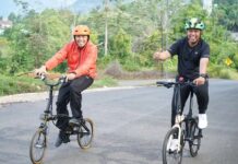 Rabu Sehat, Bupati Luwu Timur Keliling Bersepeda Bersama Camat Malili