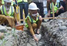 Bupati Luwu Utara Letakkan Batu Pertama Pembangunan Pasar Rakyat Amassangan Malbar