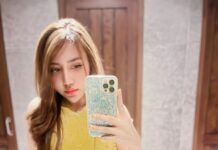 Dengan Baju Casual Warna Kuning, Hani Fahrani Tampil Cantik Saat Swafoto