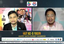 Anyun Cadel Tak Sanggup Menahan Air Matanya Didepan Pasien Anak Gagal Ginjal