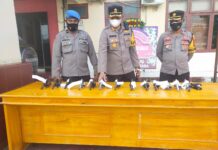 Kapolres Luwu Utara Lakukan Pemeriksaan Senjata Api Anggota, Ini Tujuannya !