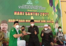GP Ansor Peringati Hari Santri, Bupati Budiman Ajak Kolaborasi Bangun Daerah