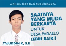 Maju Di Pilkades Serentak, Ini Visi Misi Tajuddin Untuk Masyarakat Desa Padaelo