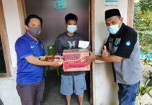 Peringati Hari Sumpah Pemuda, SMPN 1 MANGKUTANA Berbagi Sembako