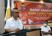 Bupati Luwu Timur Ajak KONI Libatkan Dunia Usaha Untuk Pembinaan Olahraga