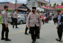 Kapolres Luwu Utara Menghadiri Prosesi Pemakaman Alm. Ibnu Mas’ud di Rumah Duka