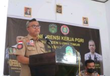 Bupati Luwu Timur Apresiasi Kontribusi PGRI Majukan Sektor Pendidikan