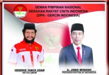 Saat Rakor DPN Gercin: HYU Apresiasi Presiden Jokowi Dalam Membangun Tanah Papua