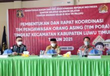 Pemkab Luwu Timur Apresiasi Pembentukan Tim PORA Kecamatan