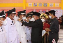 Bupati Luwu Timur Lantik 61 Kades Terpilih, Muh. Aswan Musa Kades Termuda