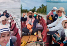 Gunakan Perahu, Tim Inspektorat Lakukan Audit Dana Desa di Desa Terpencil