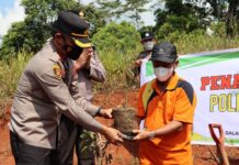 Polres Luwu Timur Giat Gerakan Penanaman Pohon