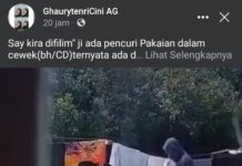 Pencuri Pakaian Dalam Wanita di Wotu Terekam Kamera Ponsel Warga