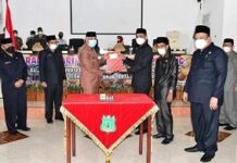 DPRD dan PEMDA Pinrang Sepakati APBD TA. 2022