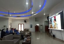 Bupati Luwu Timur Ikuti Penyerahan DIPA dan TKDD Tahun 2022 Secara Virtual