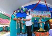 Bupati Luwu Timur Hadiri Perayaan HUT ke-55 PWGT Klasis Kalaena
