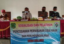 Sosialisasi Pencegahan Pernikahan Dini dan Perlindungan Anak, Ini Harapan Bhabinkamtibmas Polsek Sukamaju
