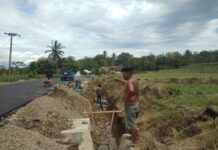 Pemilik Lahan Jalan Nasional Koppe Taccipi Mulai Perbaiki Sawahnya Yang Rusak