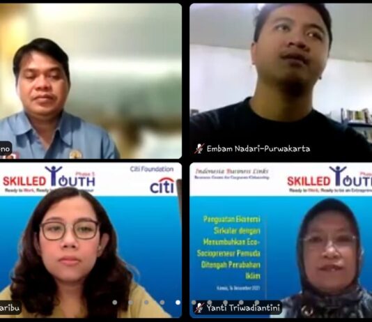 Kepedulian Kaum Muda dan Perubahan Iklim, Bersama Citi Indonesia-IBL di Webinar Skilled Youth V 2021