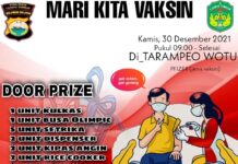 Tim Kesehatan Polres Luwu Timur Gelar Vaksinasi Berhadiah di Tarampeo Wotu