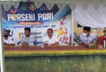 Penutupan Porseni PGRI PC Towuti 2021