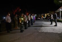 Polsek Tomoni Timur Perketat Pengamanan Malam Tahun Baru