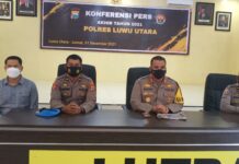 Di Tahun 2021, Polres Luwu Utara Amankan Ratusan Gram Jenis Sabu dan Selesaikan Ratusan Kasus Kriminal