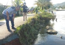 Tanggul Sungai Malili Longsor Ancam Keselamatan Warga, Najamuddin Minta Pemda Segera Lakukan Perbaikan