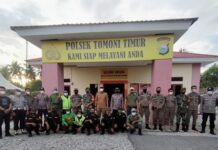 Polsek Tomoni Timur Perketat Pengamanan Jelang Malam Natal
